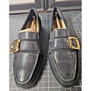 Vince Camuto Women's Footwear Women's Cenkanda Buckle Loafer Flat,‎ Black, 6